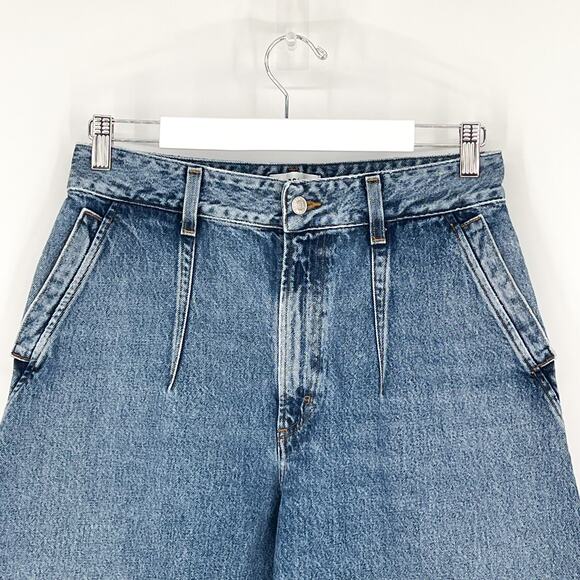 AGOLDE Darted Balloon Baggy Jeans Women’s Size 29 Navigate Ultra High Rise - Picture 3 of 6